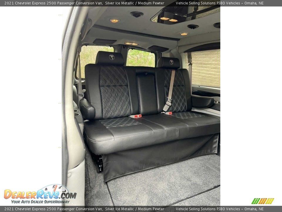Rear Seat of 2021 Chevrolet Express 2500 Passenger Conversion Van Photo #4