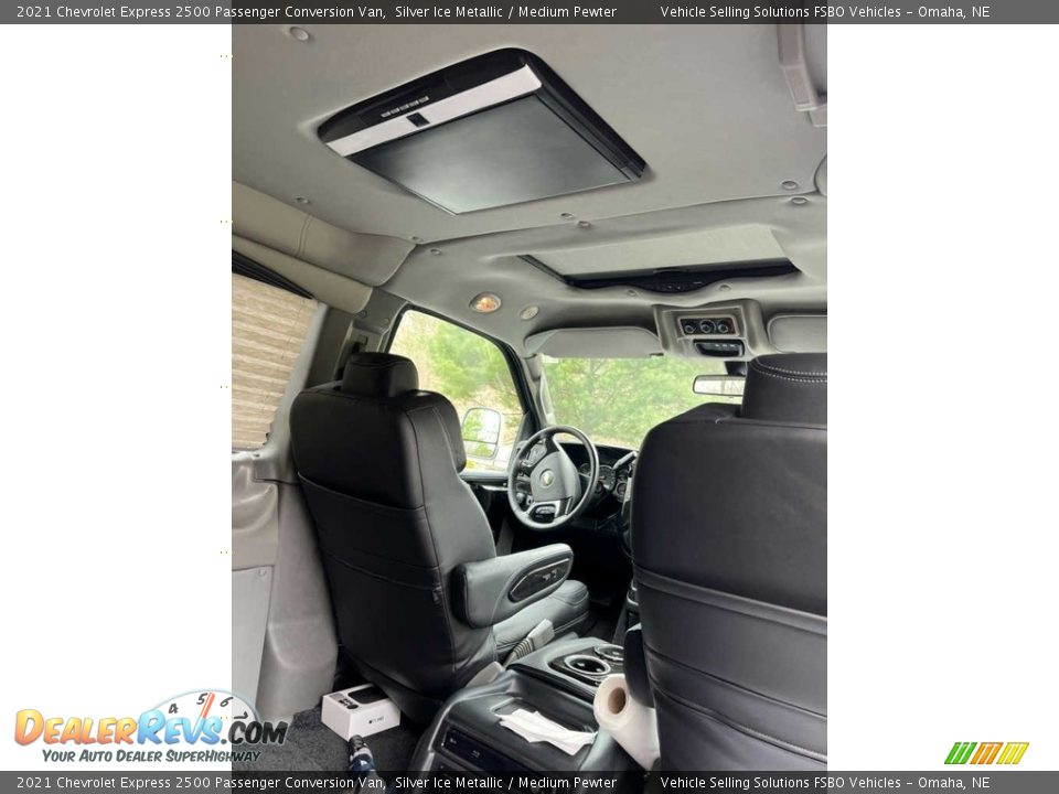 Rear Seat of 2021 Chevrolet Express 2500 Passenger Conversion Van Photo #6
