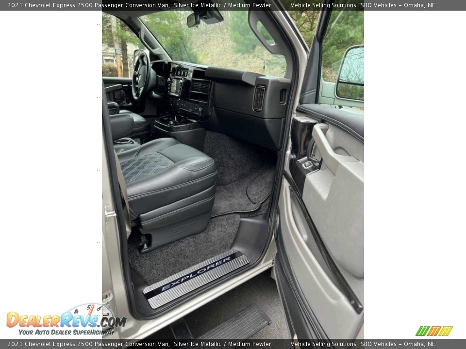 Front Seat of 2021 Chevrolet Express 2500 Passenger Conversion Van Photo #7