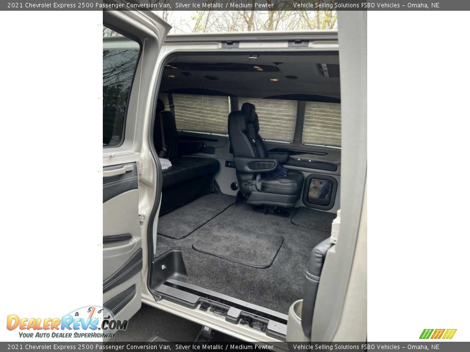 Rear Seat of 2021 Chevrolet Express 2500 Passenger Conversion Van Photo #8