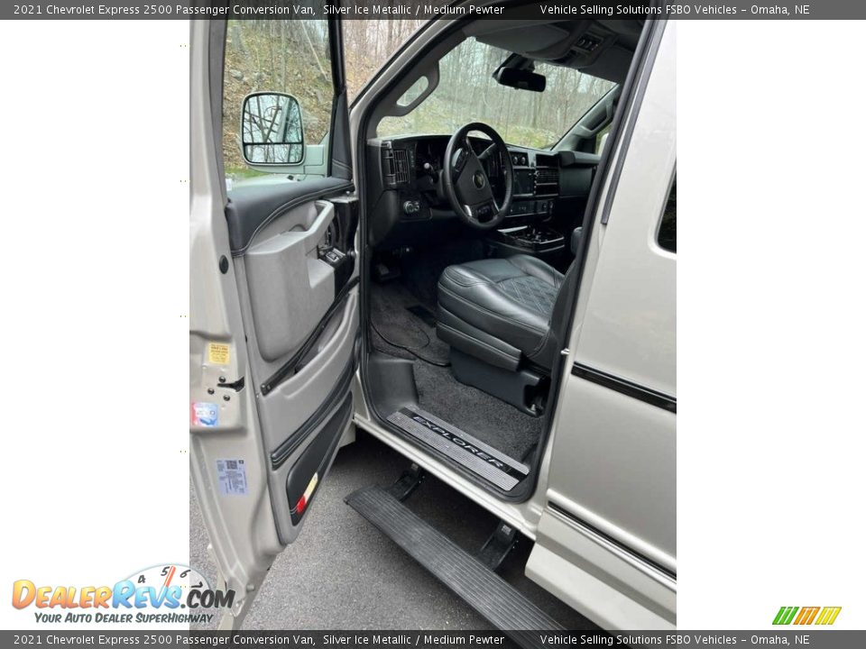 2021 Chevrolet Express 2500 Passenger Conversion Van Silver Ice Metallic / Medium Pewter Photo #9