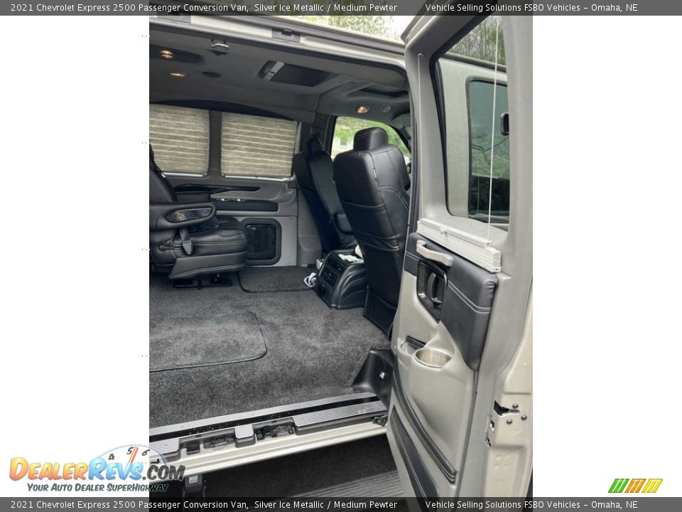 2021 Chevrolet Express 2500 Passenger Conversion Van Silver Ice Metallic / Medium Pewter Photo #10