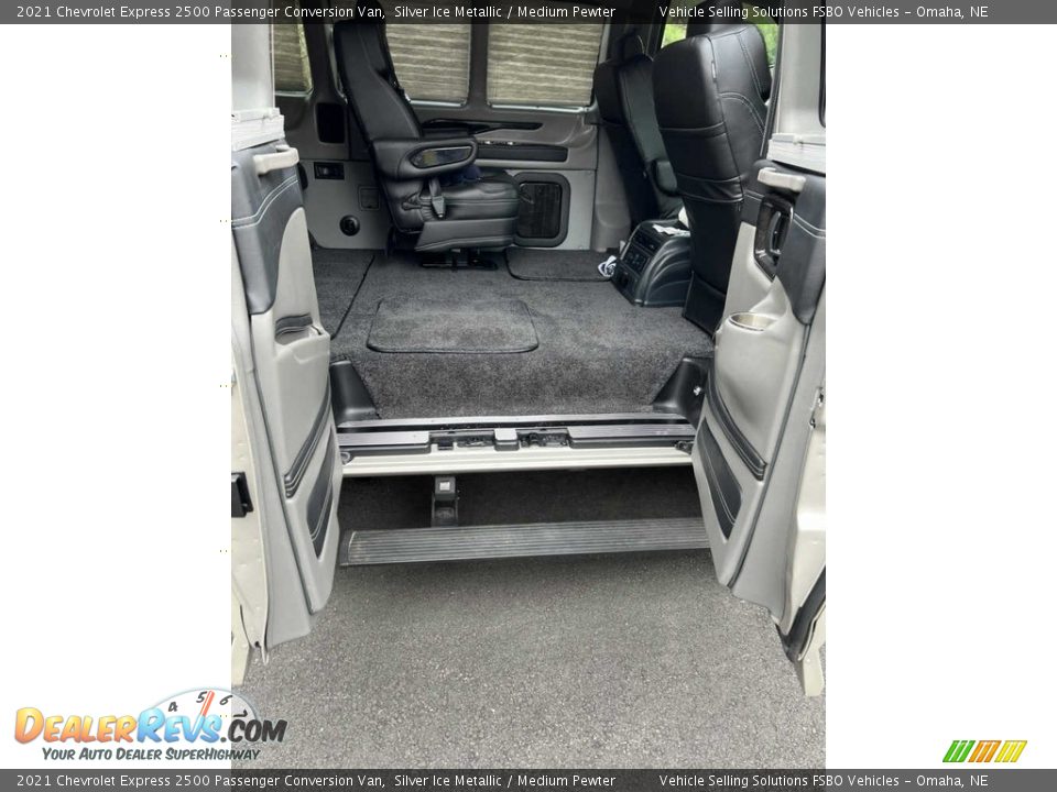 Rear Seat of 2021 Chevrolet Express 2500 Passenger Conversion Van Photo #11