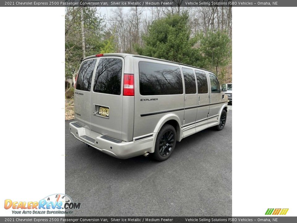 2021 Chevrolet Express 2500 Passenger Conversion Van Silver Ice Metallic / Medium Pewter Photo #14