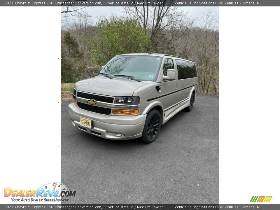 Silver Ice Metallic 2021 Chevrolet Express 2500 Passenger Conversion Van Photo #15