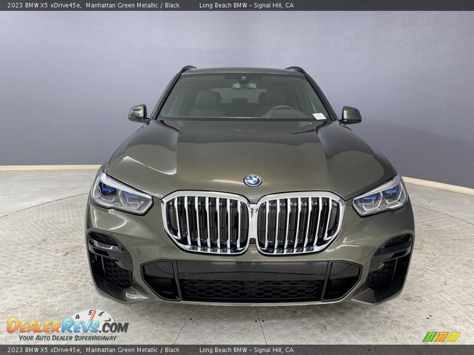 2023 BMW X5 xDrive45e Manhattan Green Metallic / Black Photo #2