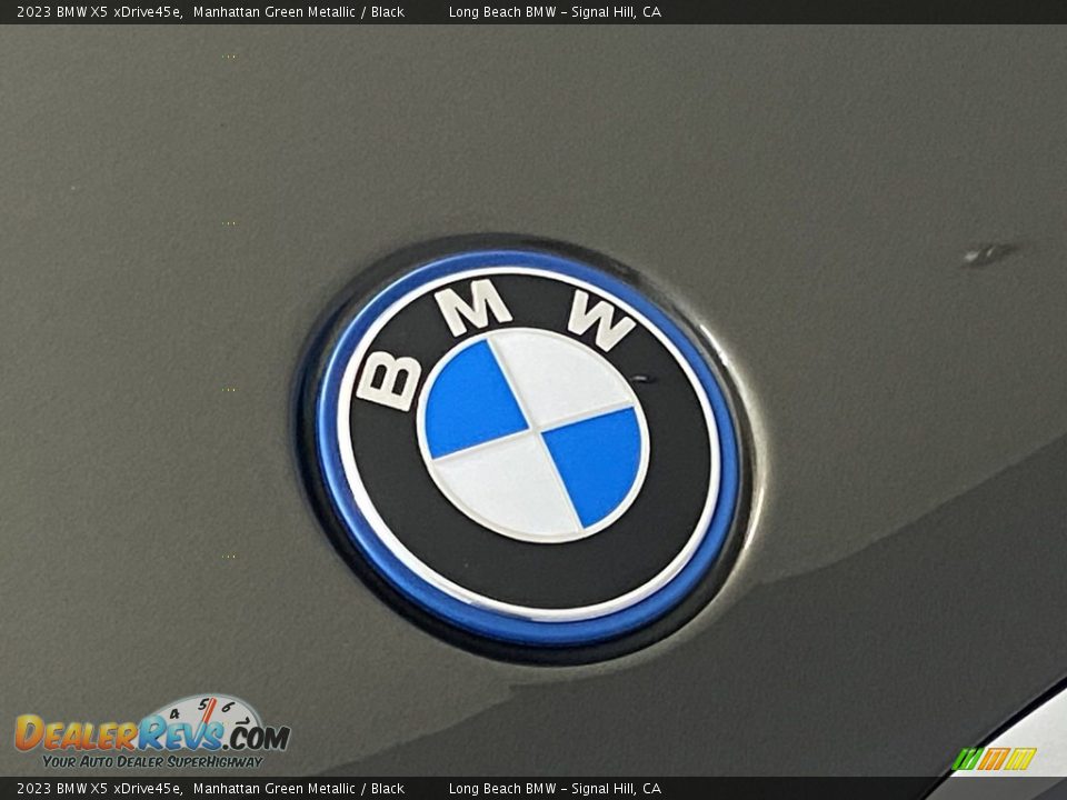 2023 BMW X5 xDrive45e Manhattan Green Metallic / Black Photo #5