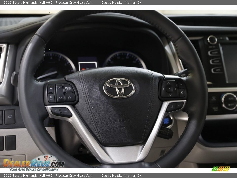 2019 Toyota Highlander XLE AWD Predawn Gray Mica / Ash Photo #7