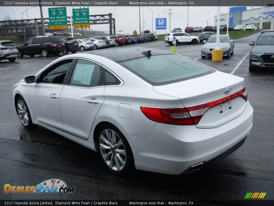 2017 Hyundai Azera Limited Diamond White Pearl / Graphite Black Photo #8