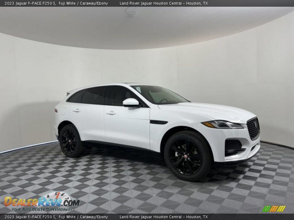 2023 Jaguar F-PACE P250 S Fuji White / Caraway/Ebony Photo #11