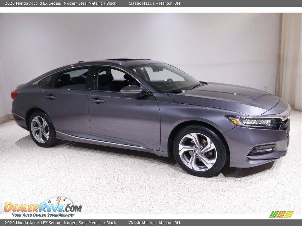 2020 Honda Accord EX Sedan Modern Steel Metallic / Black Photo #1