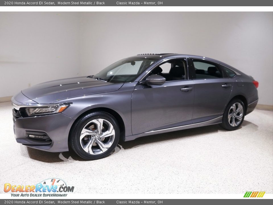 2020 Honda Accord EX Sedan Modern Steel Metallic / Black Photo #3