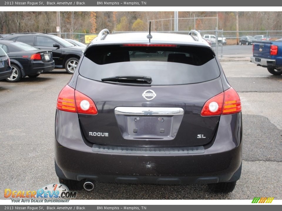 2013 Nissan Rogue SV Black Amethyst / Black Photo #4