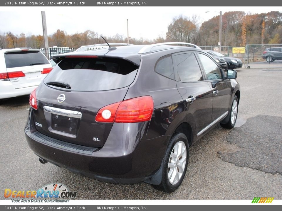 2013 Nissan Rogue SV Black Amethyst / Black Photo #5