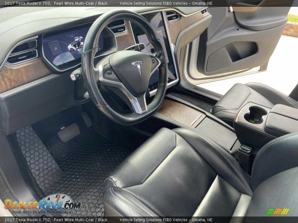 Front Seat of 2017 Tesla Model X 75D Photo #6
