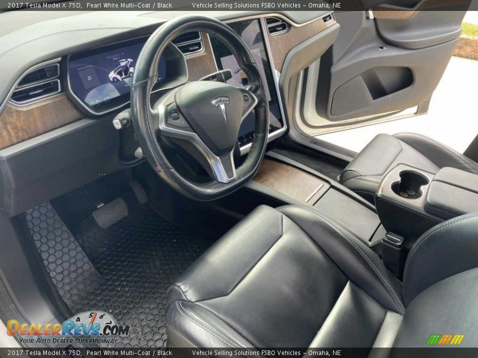 Front Seat of 2017 Tesla Model X 75D Photo #6