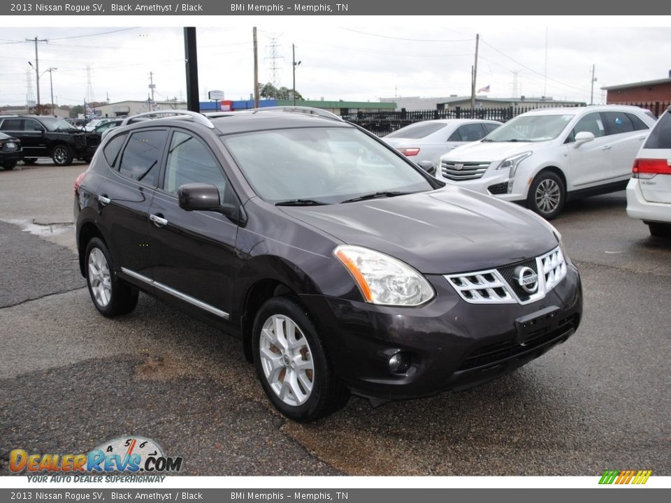 2013 Nissan Rogue SV Black Amethyst / Black Photo #7