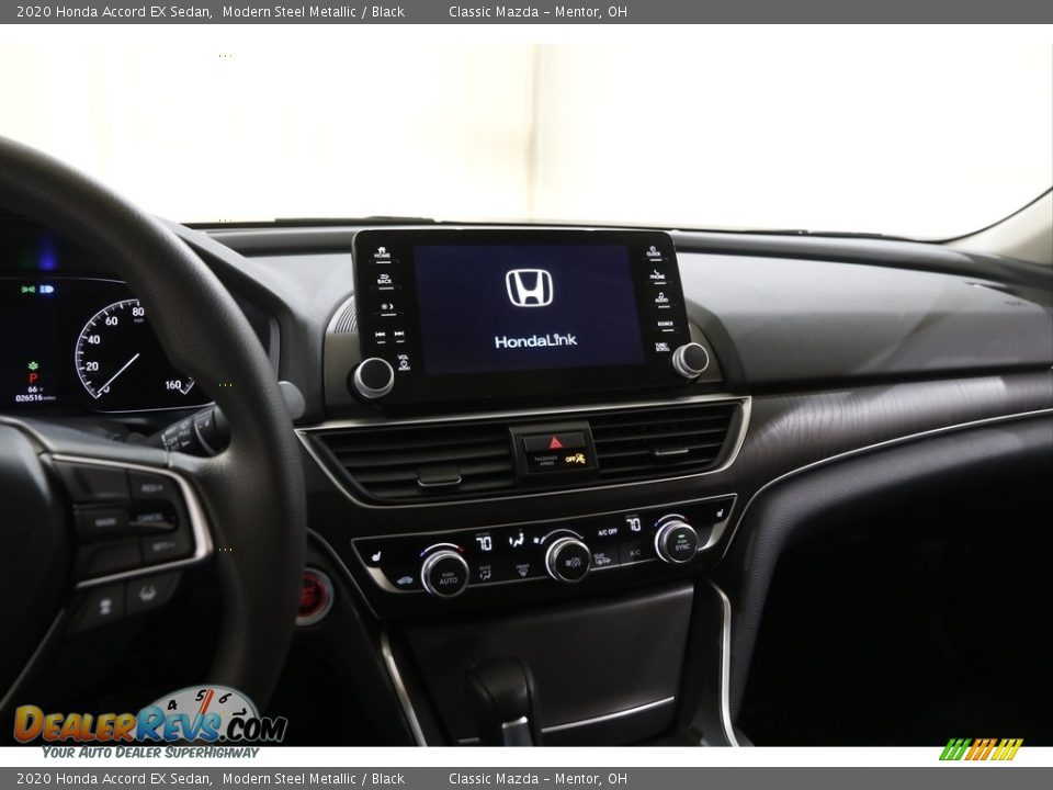 2020 Honda Accord EX Sedan Modern Steel Metallic / Black Photo #9
