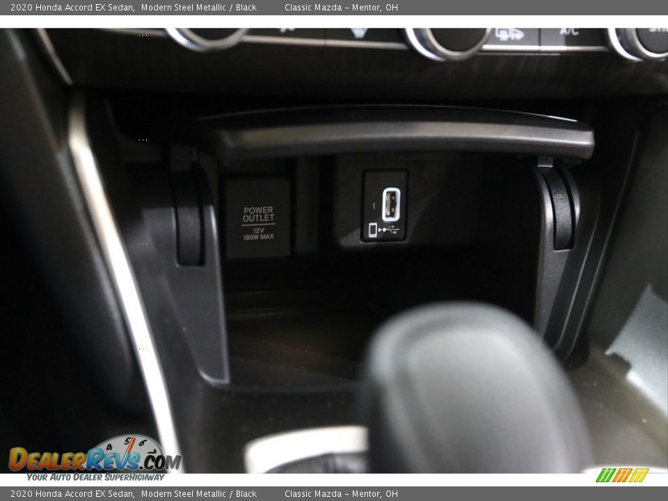 2020 Honda Accord EX Sedan Modern Steel Metallic / Black Photo #15