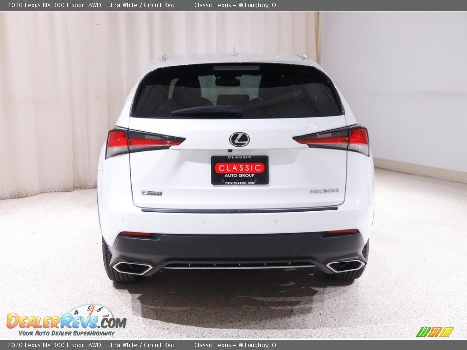 2020 Lexus NX 300 F Sport AWD Ultra White / Circuit Red Photo #20