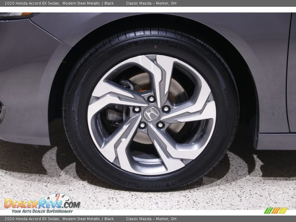 2020 Honda Accord EX Sedan Modern Steel Metallic / Black Photo #21