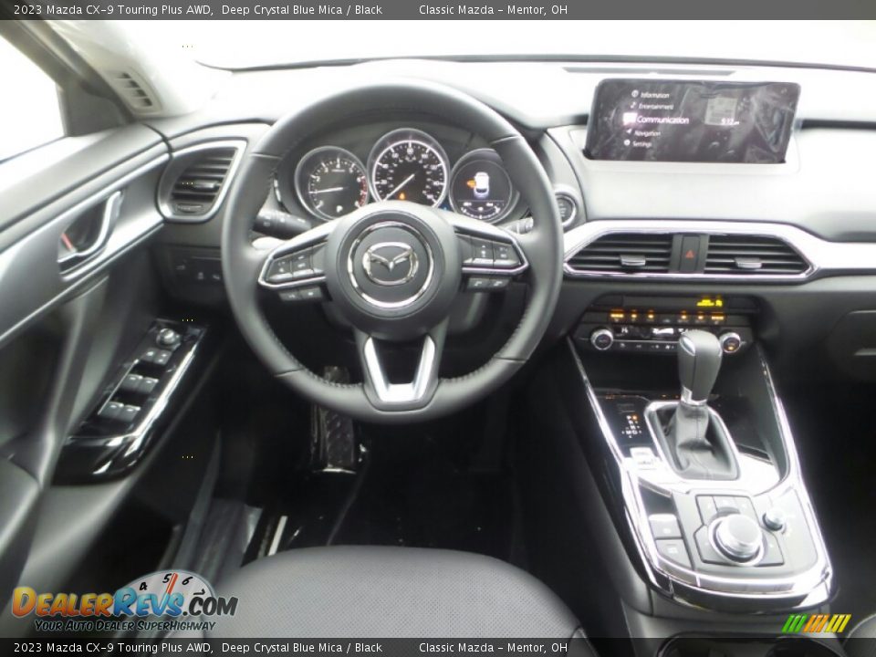 2023 Mazda CX-9 Touring Plus AWD Deep Crystal Blue Mica / Black Photo #4