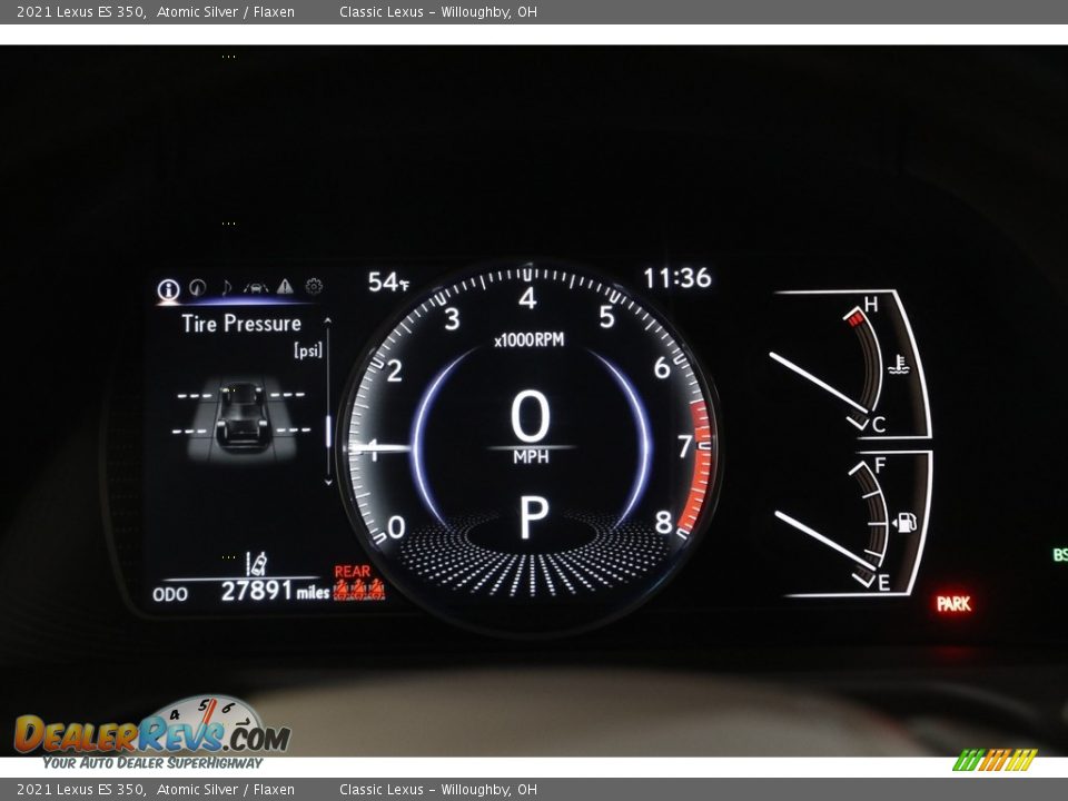 2021 Lexus ES 350 Gauges Photo #8