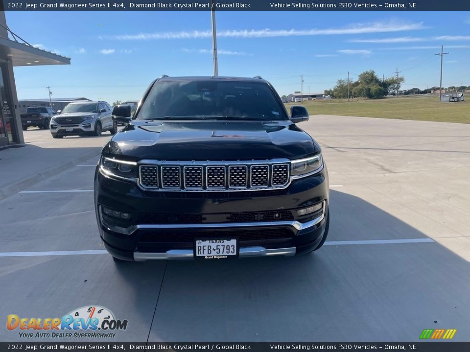 2022 Jeep Grand Wagoneer Series II 4x4 Diamond Black Crystal Pearl / Global Black Photo #3