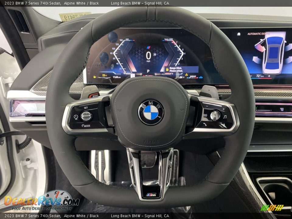 2023 BMW 7 Series 740i Sedan Steering Wheel Photo #13