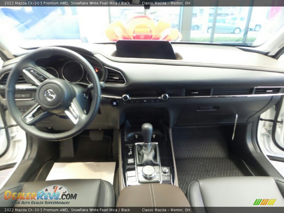 2022 Mazda CX-30 S Premium AWD Snowflake White Pearl Mica / Black Photo #3