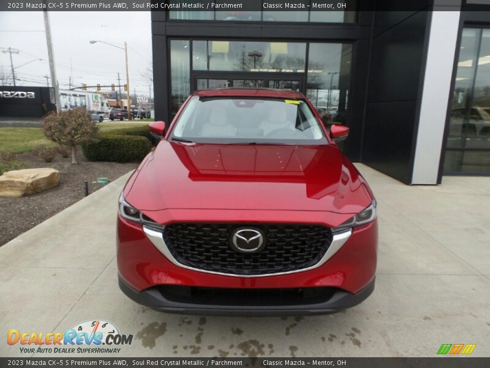 2023 Mazda CX-5 S Premium Plus AWD Soul Red Crystal Metallic / Parchment Photo #2