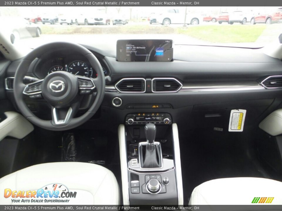 2023 Mazda CX-5 S Premium Plus AWD Soul Red Crystal Metallic / Parchment Photo #3