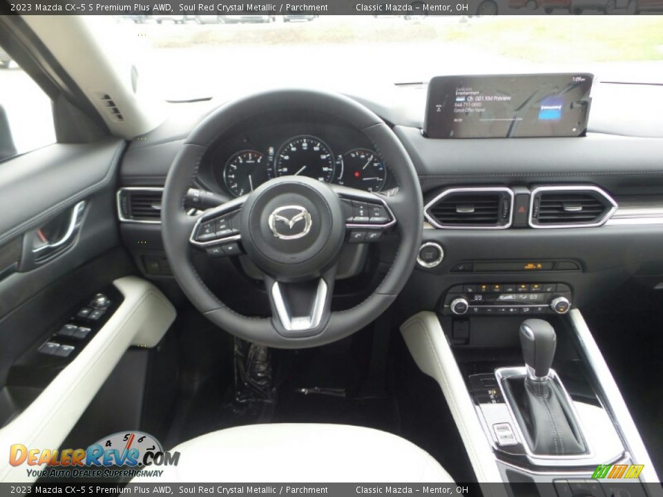 2023 Mazda CX-5 S Premium Plus AWD Soul Red Crystal Metallic / Parchment Photo #4