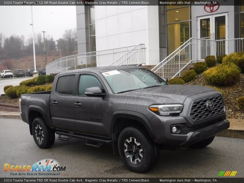 2020 Toyota Tacoma TRD Off Road Double Cab 4x4 Magnetic Gray Metallic / TRD Cement/Black Photo #1