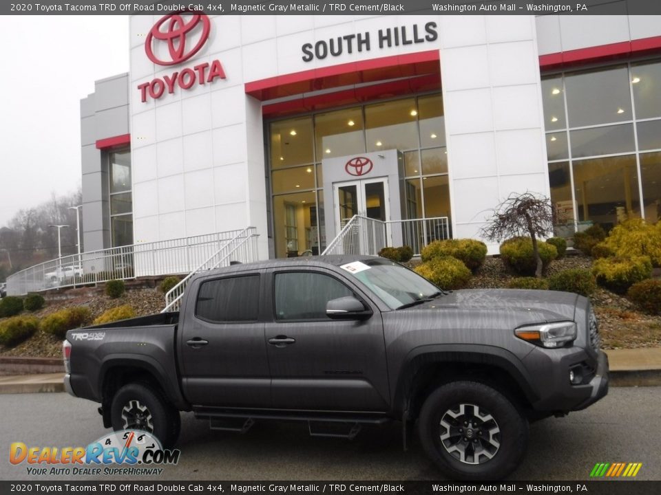 2020 Toyota Tacoma TRD Off Road Double Cab 4x4 Magnetic Gray Metallic / TRD Cement/Black Photo #2