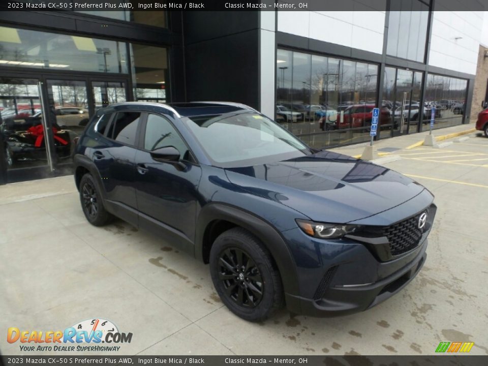 2023 Mazda CX-50 S Preferred Plus AWD Ingot Blue Mica / Black Photo #1