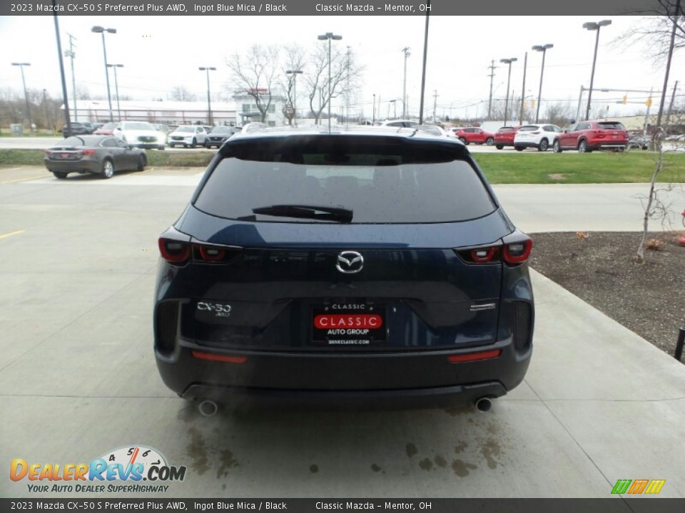 2023 Mazda CX-50 S Preferred Plus AWD Ingot Blue Mica / Black Photo #5