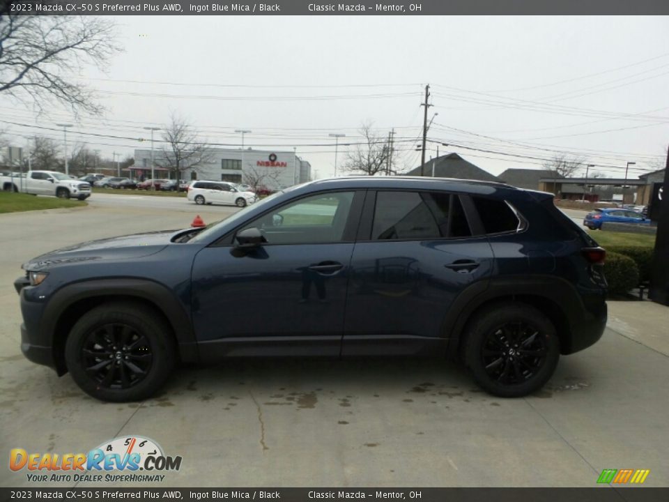 2023 Mazda CX-50 S Preferred Plus AWD Ingot Blue Mica / Black Photo #6