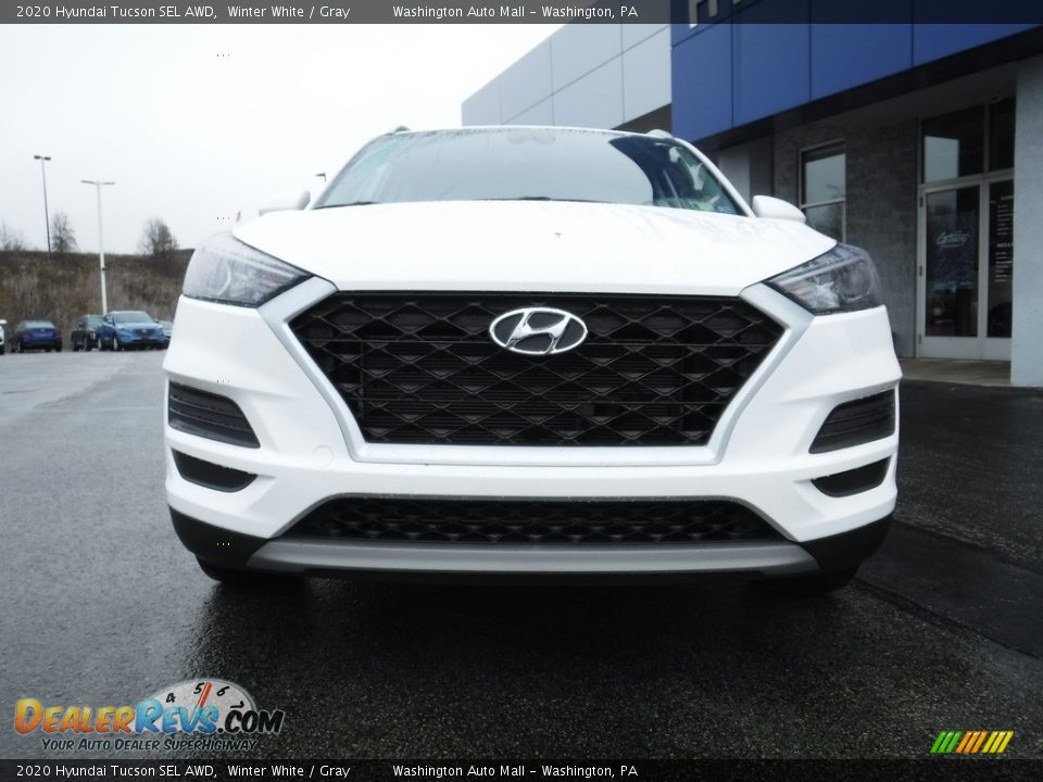 2020 Hyundai Tucson SEL AWD Winter White / Gray Photo #4
