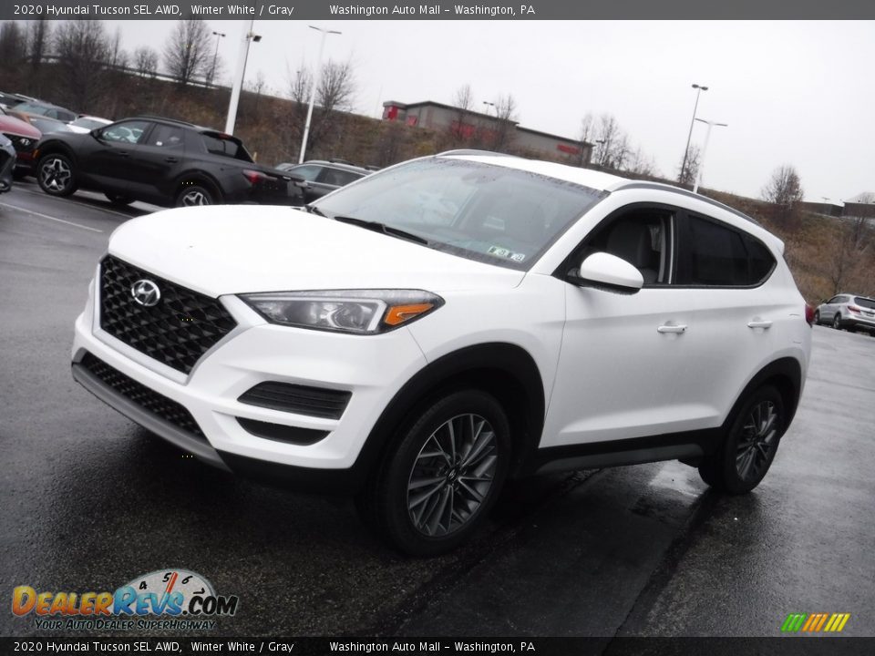 2020 Hyundai Tucson SEL AWD Winter White / Gray Photo #5