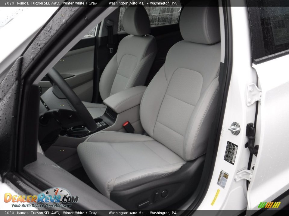 2020 Hyundai Tucson SEL AWD Winter White / Gray Photo #11