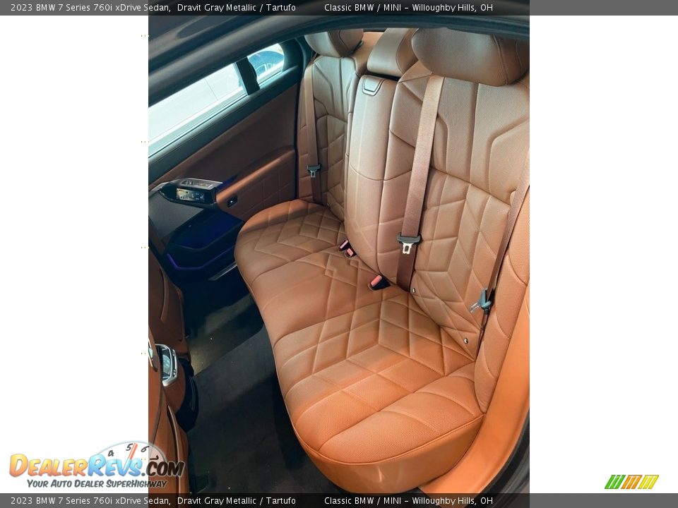Rear Seat of 2023 BMW 7 Series 760i xDrive Sedan Photo #6