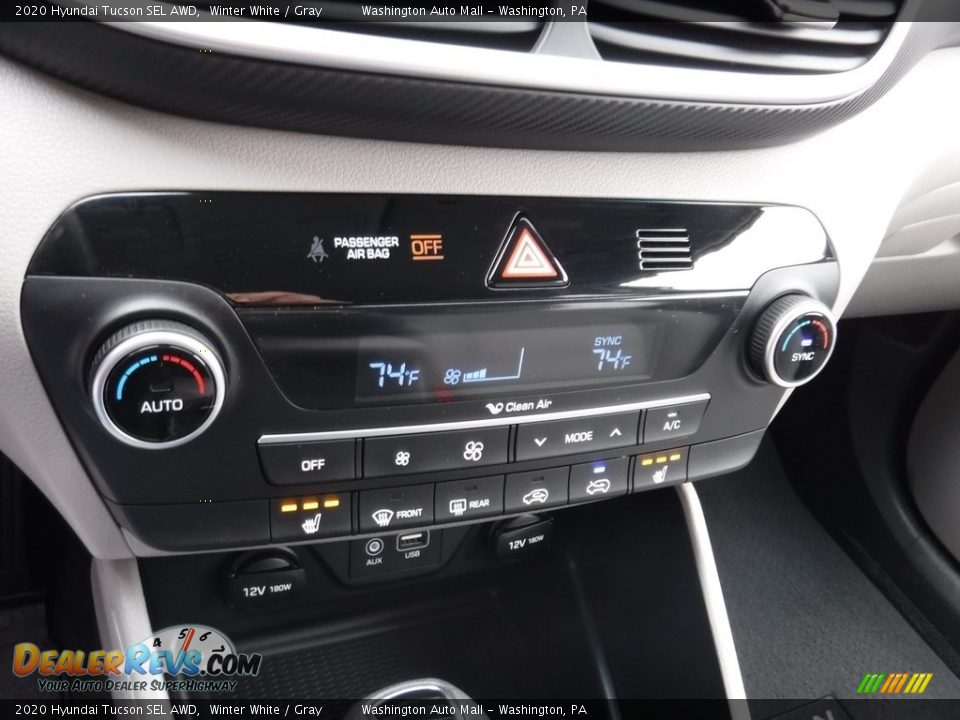 2020 Hyundai Tucson SEL AWD Winter White / Gray Photo #17