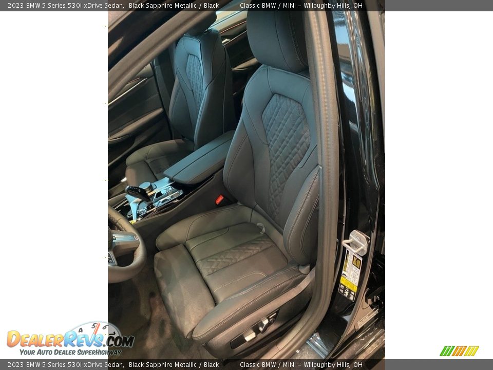 Front Seat of 2023 BMW 5 Series 530i xDrive Sedan Photo #4