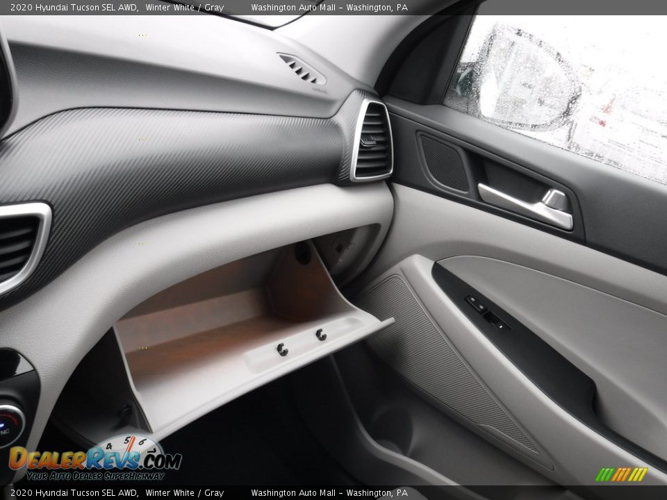 2020 Hyundai Tucson SEL AWD Winter White / Gray Photo #23