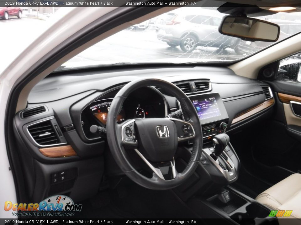 2019 Honda CR-V EX-L AWD Platinum White Pearl / Black Photo #13