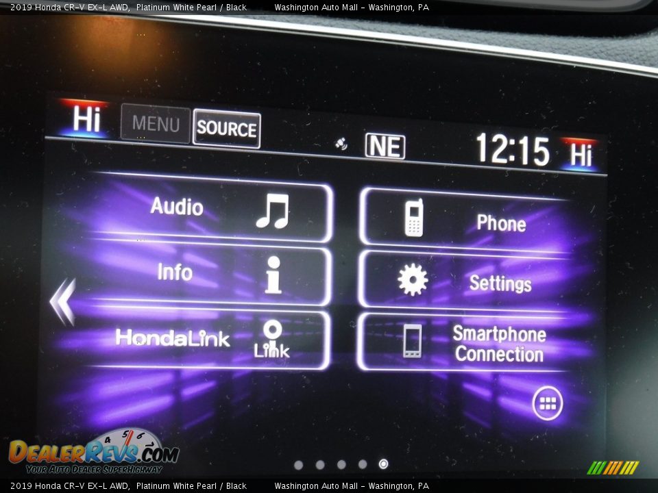 2019 Honda CR-V EX-L AWD Platinum White Pearl / Black Photo #23