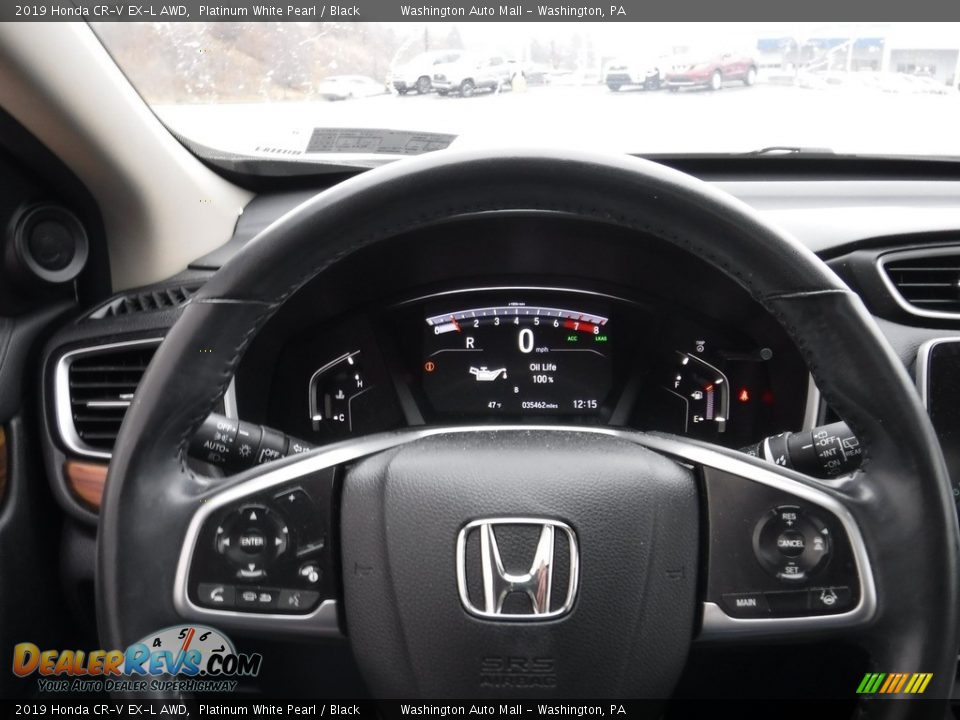 2019 Honda CR-V EX-L AWD Platinum White Pearl / Black Photo #25