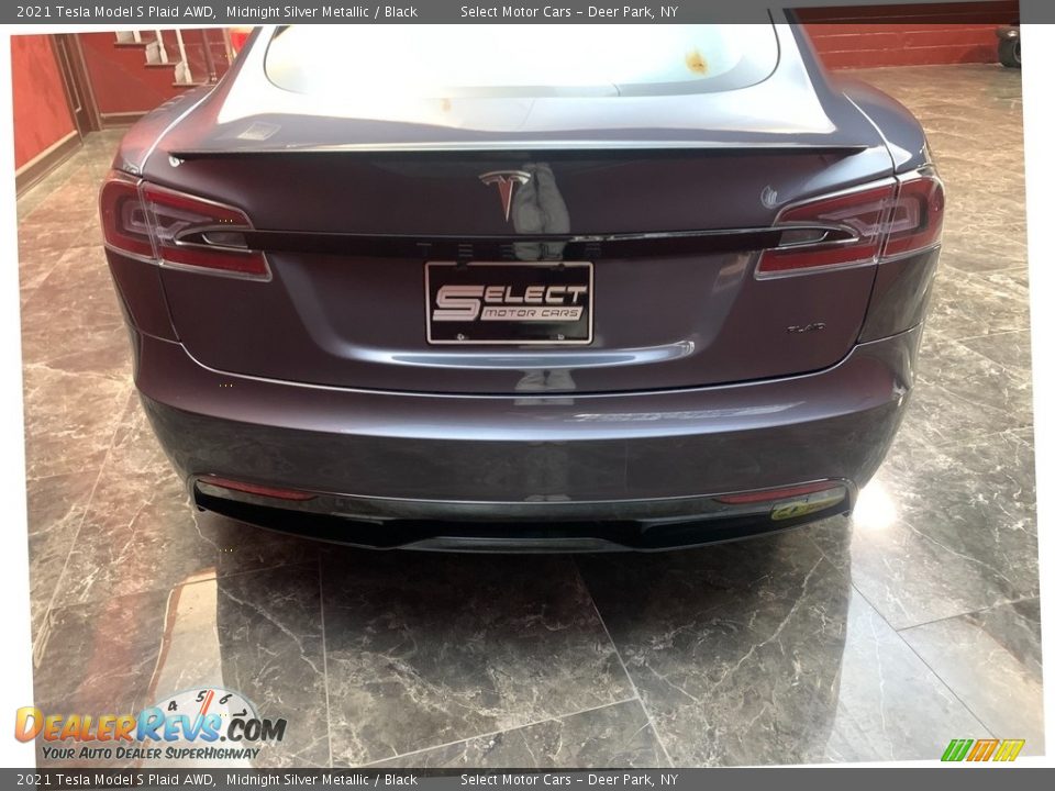 2021 Tesla Model S Plaid AWD Midnight Silver Metallic / Black Photo #5