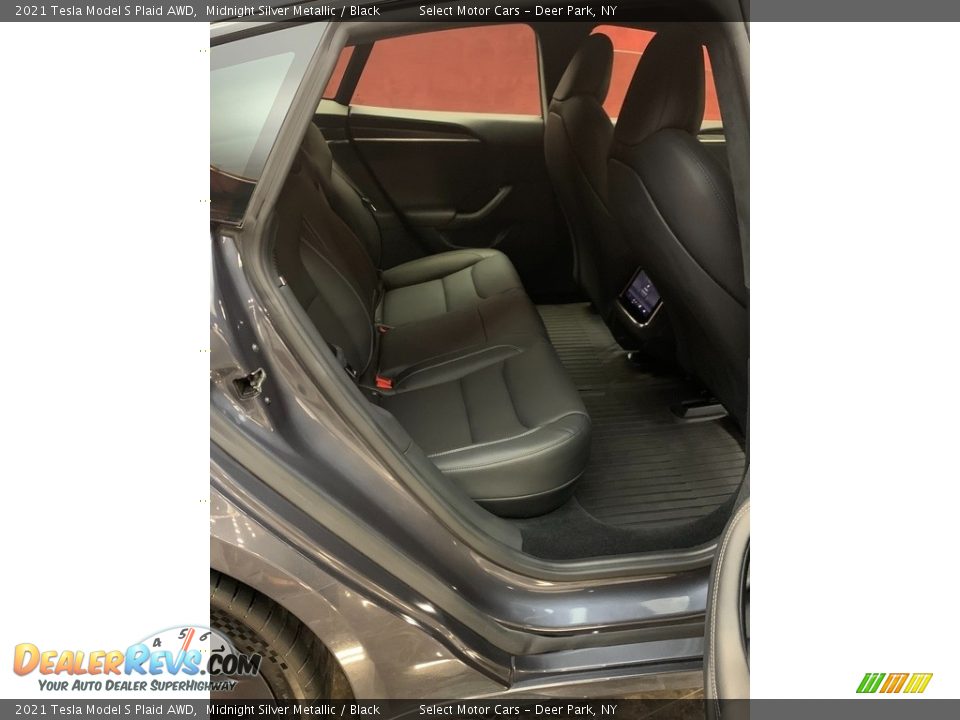 Rear Seat of 2021 Tesla Model S Plaid AWD Photo #12